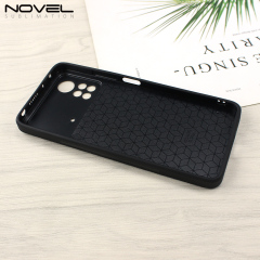 Smooth Sides!!! For POCO X4 PRO 5G 2D TPU Rubber Phone Case Cover Sublimation Blank Phone Back Shell With Aluminum Insert