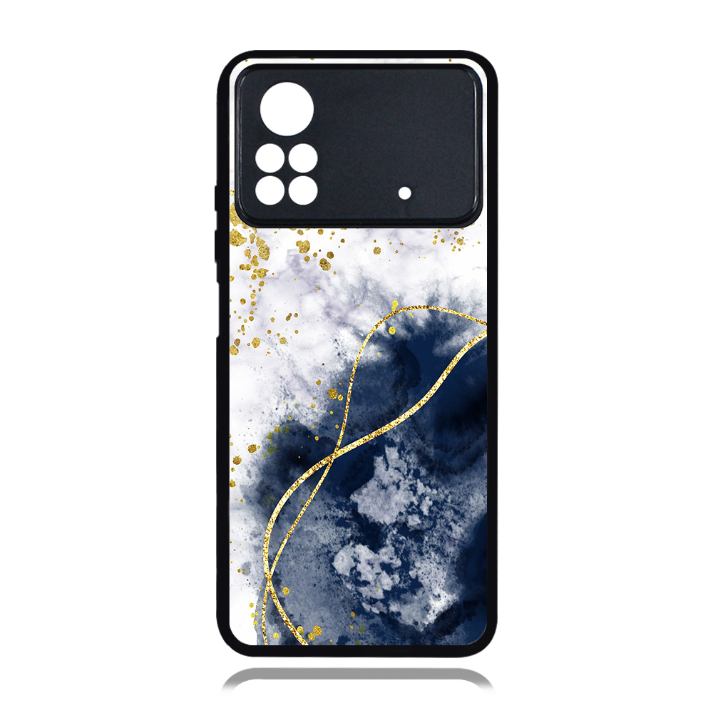 Smooth Sides!!! For POCO X4 PRO 5G 2D TPU Rubber Phone Case Cover Sublimation Blank Phone Back Shell With Aluminum Insert