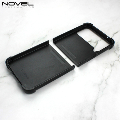 For Samsung Galaxy Z Flip 3 Sublimation Blank 2D TPU Phone Case Four Corner Anti-Drop DIY Phone Shell With Aluminum Insert