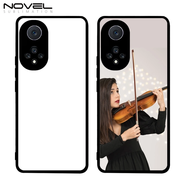 Smooth Sides!!! For Huawei Nova 9/ Maimang 9 /Maimang 10 2D TPU Rubber Phone Case Cover Sublimation Blank Phone Back Shell With Aluminum Insert