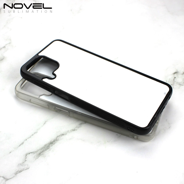 For Samsung Galaxy M33 5G Sublimation 2D TPU Phone Case Blank DIY Phone Cover With Aluminum Insert