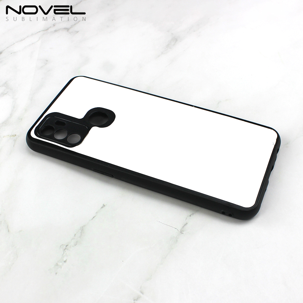Smooth Sides!!! For Oppo A53/A32 /A53S/ A8 /A31/ A91/A92S / Reno 4Z/ A97 5G Sublimation 2D TPU Case Cover With Aluminum Insert DIY Silicone Cell Phone Shell