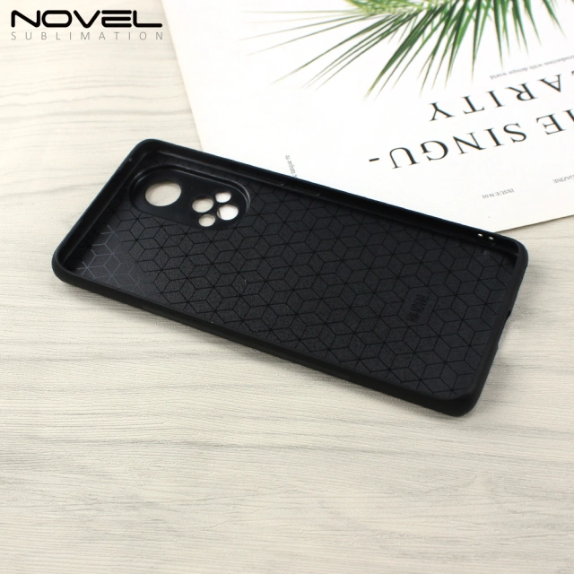 Smooth Sides!!! For Huawei Nova 9/ Maimang 9 /Maimang 10 2D TPU Rubber Phone Case Cover Sublimation Blank Phone Back Shell With Aluminum Insert