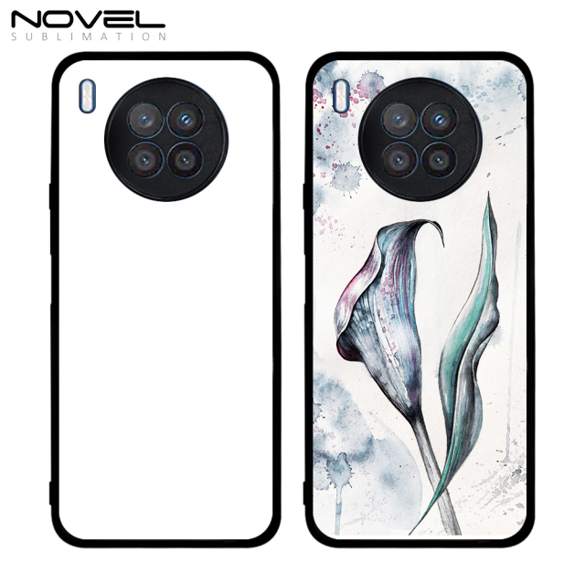 Smooth Sides!!! For Huawei Nova 8i Sublimation 2D TPU Phone Case Cover With Aluminum Insert