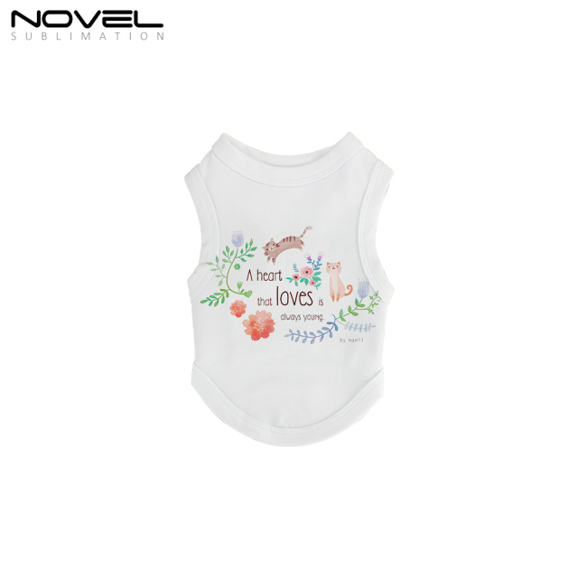 High Quality Sublimation Blank Polyester Pet Clothes