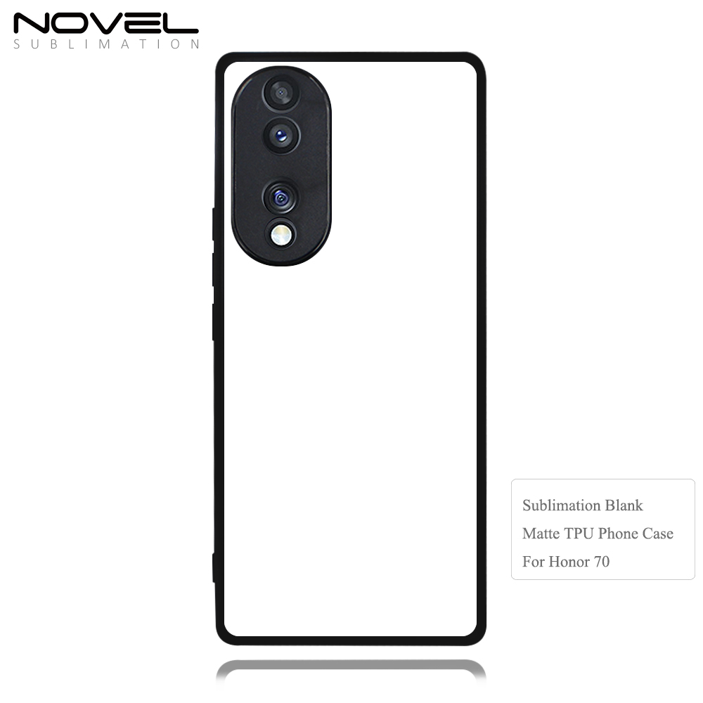 For Huawei Honor 70 2D TPU Phone Case DIY Phone Cover With Aluminum Insert For Sublimation Printing