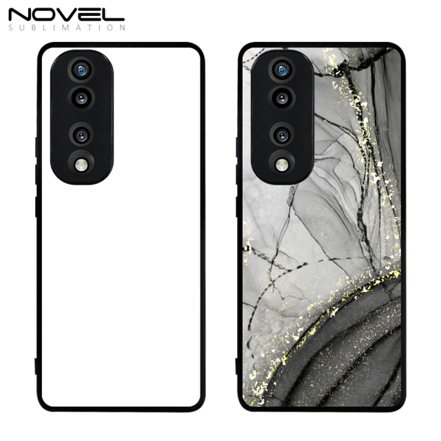 Smooth Sides!!! For Huawei Honor 70 Pro Sublimation 2D TPU Phone Case Heat Press Printing With Aluminum Insert