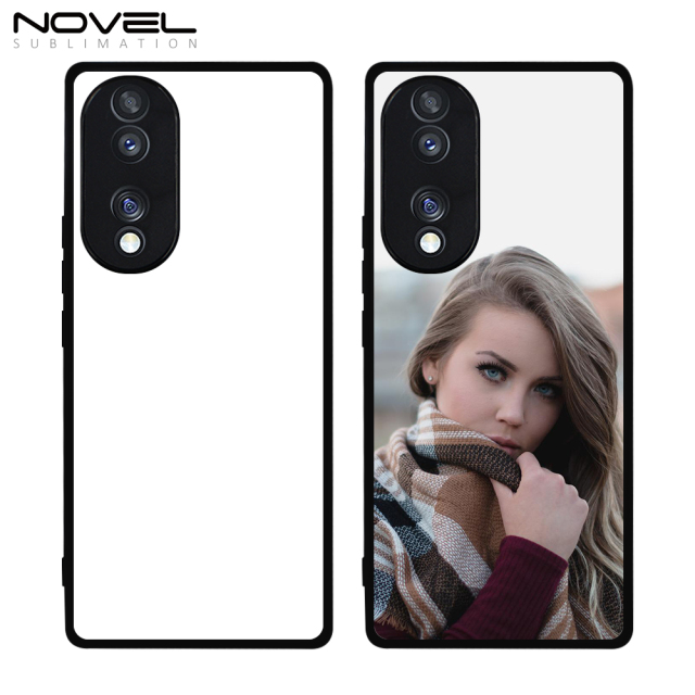 Smooth Sides!!! For Huawei Honor 70 2D TPU Phone Case DIY Phone Cover With Aluminum Insert For Sublimation Printing