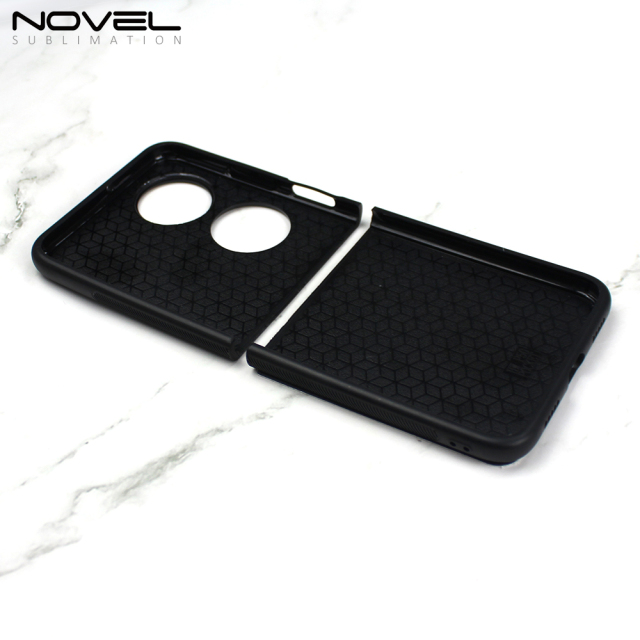 For Huawei P50 Pocket Sublimation Blank 2D TPU Folding Phone Case DIY Phone Shell With Aluminum Insert