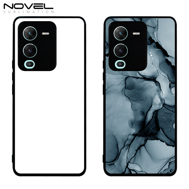 Smooth Sides!!! For Vivo S15 Blank 2D TPU Phone Case Silicone Cover With Aluminum Sheet For Sublimation Printing