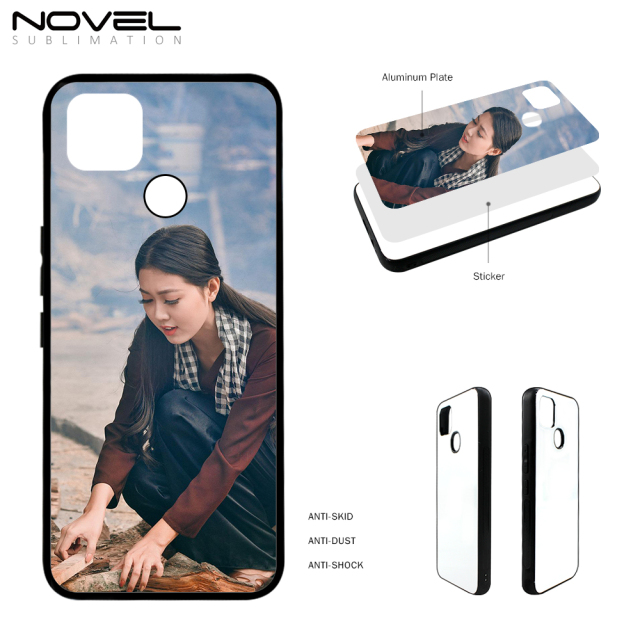 Smooth Sides!!! For ITEL Vision 1 Plus Vision 2 Plus DIY 2D TPU Phone Case Soft Silicone Mobile Phone Shell With Aluminum Insert For Sublimation Printing