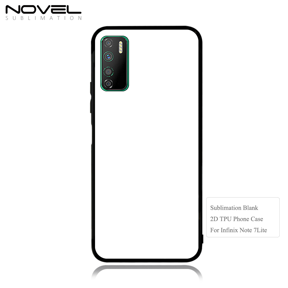 Smooth Sides！For Infinix Smart HD 2021 Sublimation 2D TPU Phone Case Cover With Aluminum Sheet