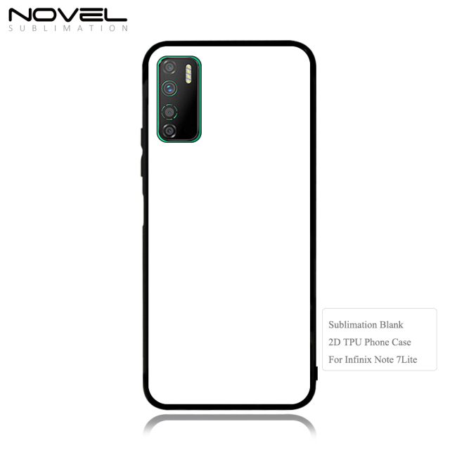 Smooth Sides！For Infinix Smart HD 2021 Sublimation 2D TPU Phone Case Cover With Aluminum Sheet