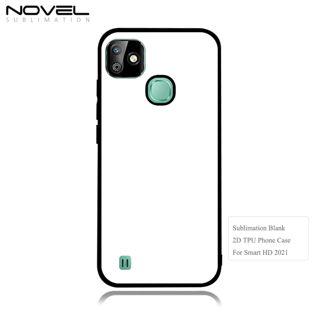 Smooth Sides！For Infinix Smart HD 2021 Sublimation 2D TPU Phone Case Cover With Aluminum Sheet