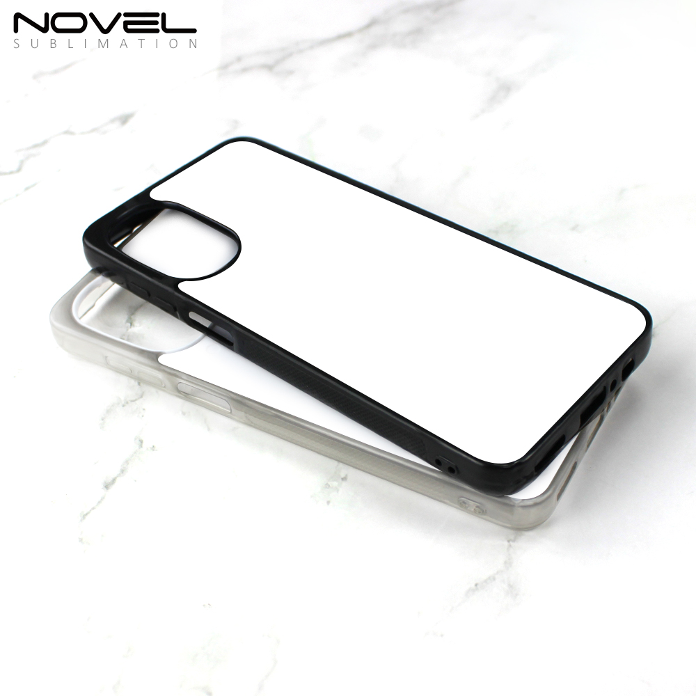 For Motorola Moto G73/G62/G53/G50/G31/G30/G8/G9 Sublimation Blank Rubber 2D TPU Phone Case With Metal Insert For G Series