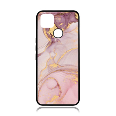 Smooth Sides!!！Sublimation Blank 2D TPU Phone Case For infinix smart 5 Pro With Aluminum Insert