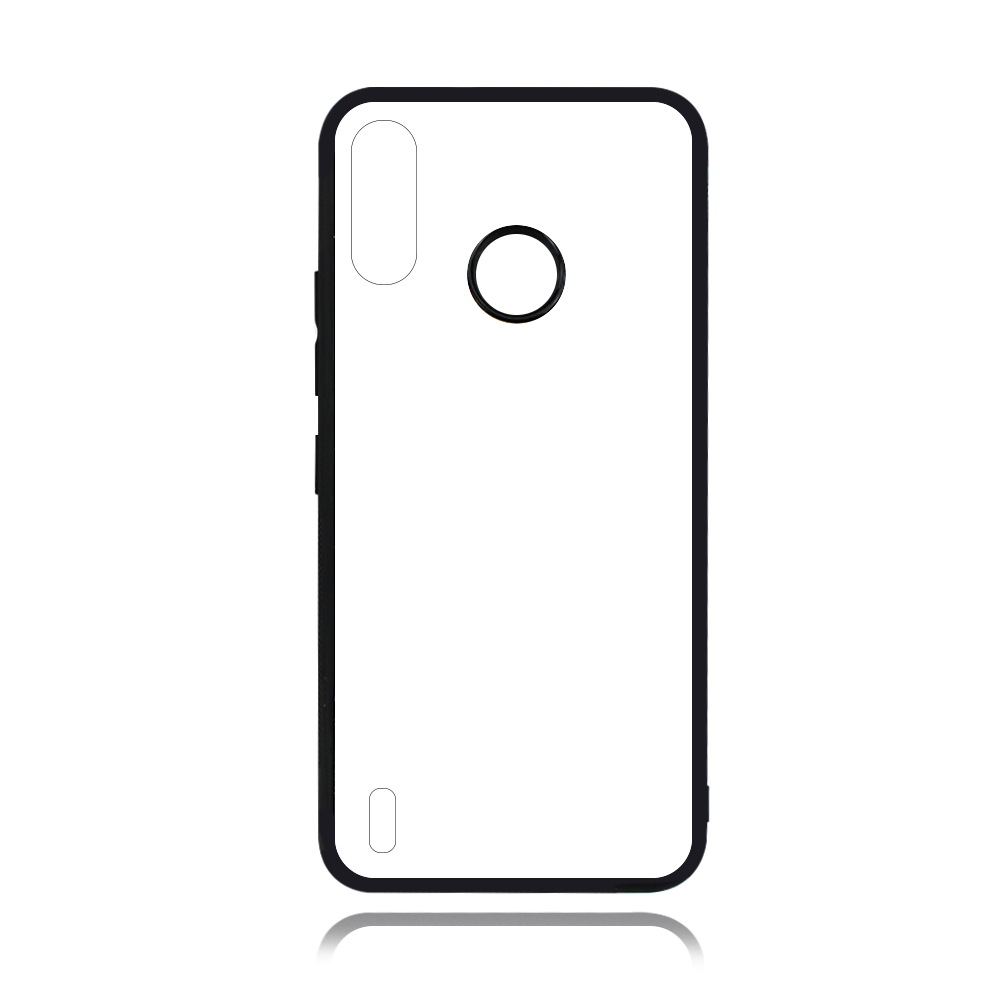 Smooth Sides!!! For Itel A47/ Itel A48 2D TPU Phone Case Soft Silicone Phone Shell With Aluminum Insert For Sublimation Printing