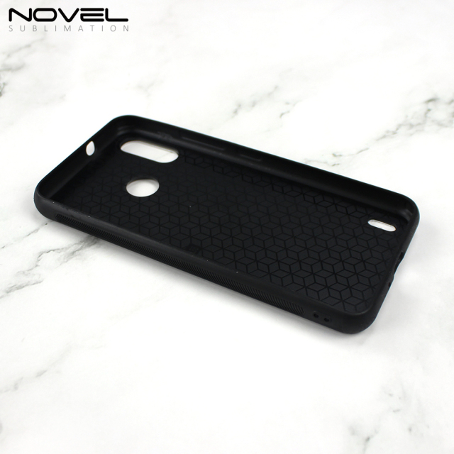 Smooth Sides!!! For Itel A47/ Itel A48 2D TPU Phone Case Soft Silicone Phone Shell With Aluminum Insert For Sublimation Printing