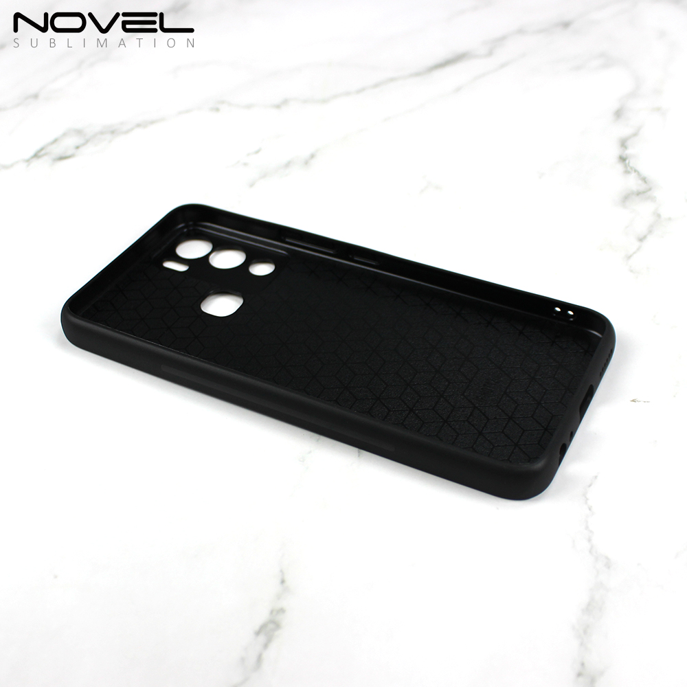 Smooth Sides!!！For Infinix Hot 12 Series Hot 12i Hot 12 Play Sublimation Soft Rubber Sides 2D TPU Silicone Phone Case With Metal Insert