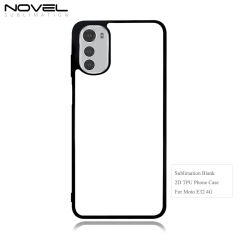For Motorola Moto E32 4G E30 E20 E6 E7 Blank Customized 2D TPU Phone Case For Sublimation Printing