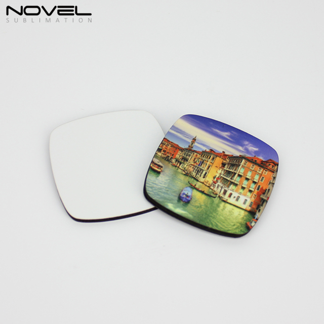 DIY Blank MDF Series Fridge Sticker For Sublimation Printing- Heart Round Square Rectangle