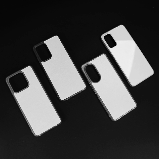 Transparent 2D TPU Phone Case With Metal Insert For Redmi Series