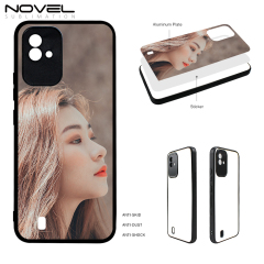 Smooth Sides!!! For OPPO Realme Realme Narzo 50A/ Realme Narzo 50i Sublimation Blank 2D TPU Phone Case Wtih Aluminum Sheet