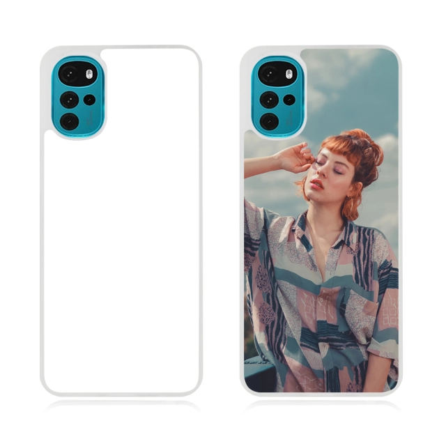 Transparent 2D TPU Phone Case With Metal Insert For  Motorola Moto Series