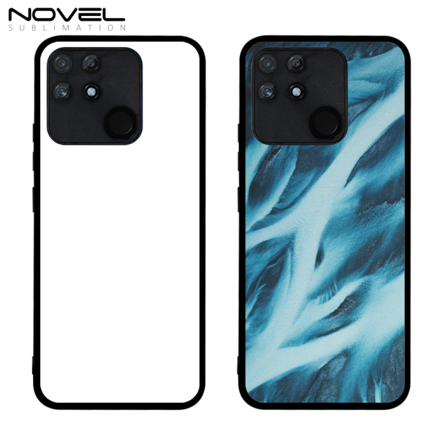 Smooth Sides!!! For OPPO Realme Realme Narzo 50A/ Realme Narzo 50i Sublimation Blank 2D TPU Phone Case Wtih Aluminum Sheet