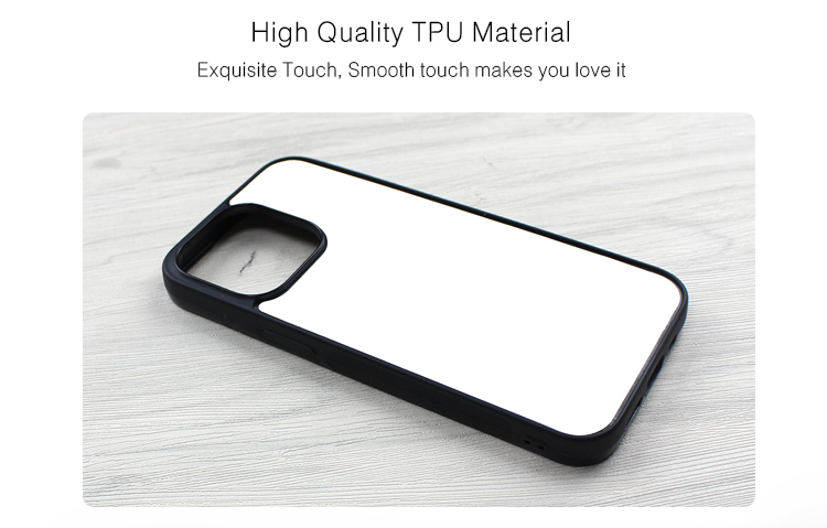 2D tpu silicone sublimation blank phone cases for iphone 13 Pro case white  color cover sublimate covers clearance stock bulk - AliExpress