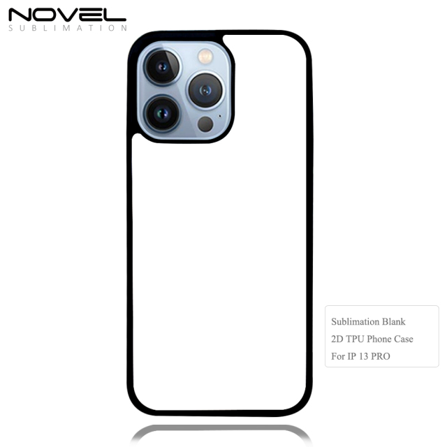 For iPhone 13 Pro Series 2D TPU Soft Sililcone Phone Case For Sublimation Printing