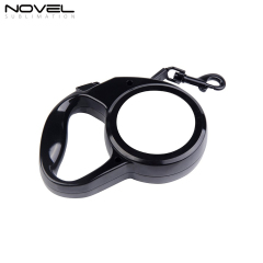 Sublimation Blank Printable Pet Leash Retractable Dog Leash 2M/3M/5M With Metal Insert For Heat Press Printing