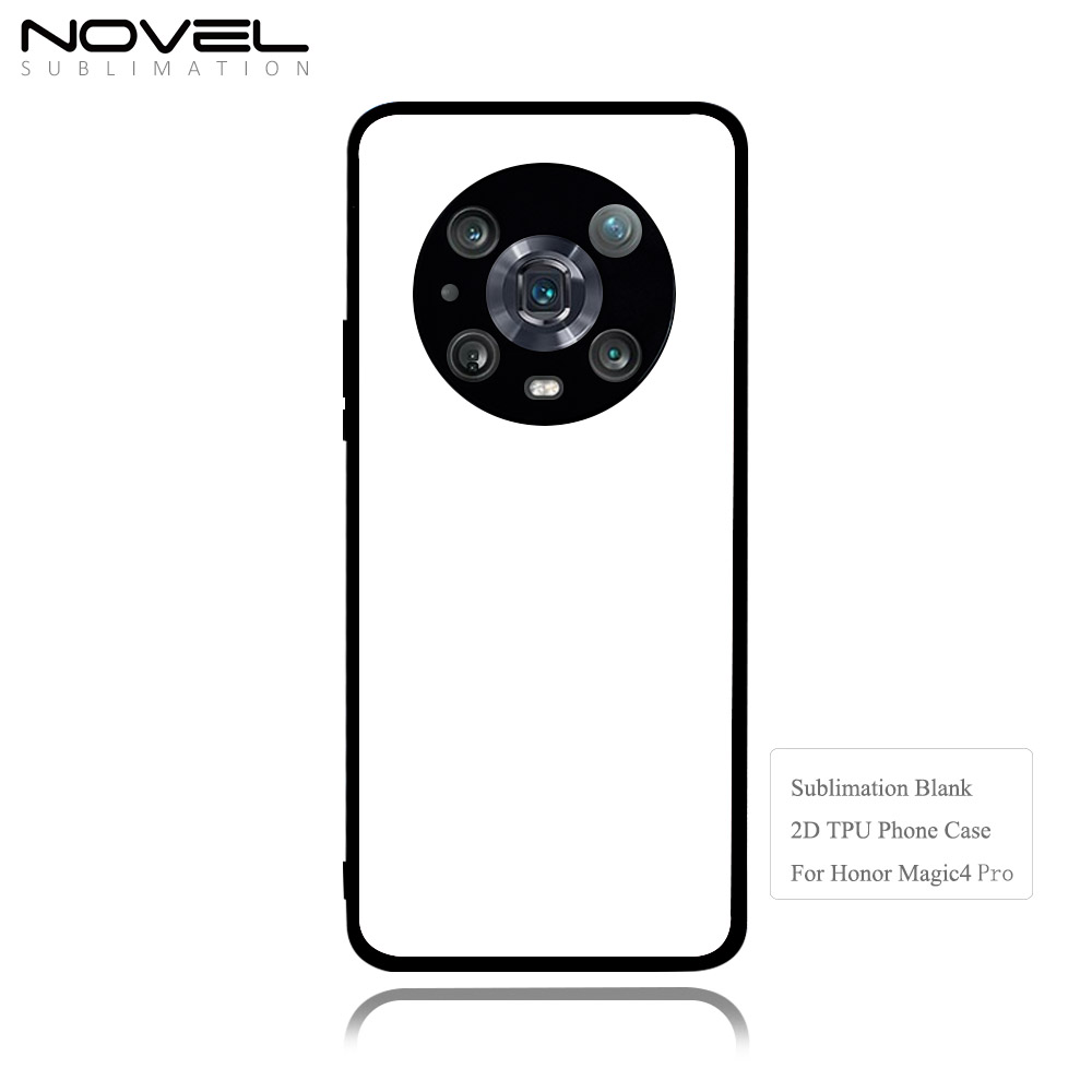 Sublimation Phone Case for Huawei Honor Magic 8, Magic 7, Magic 2, Magic V Flip Blank Rubber 2D TPU Phone Case With Metal Insert