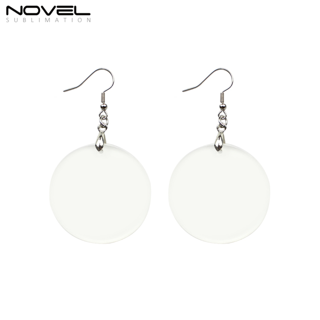Sublimation Acrylic Earring Clear DIY Ear Rings Decoration