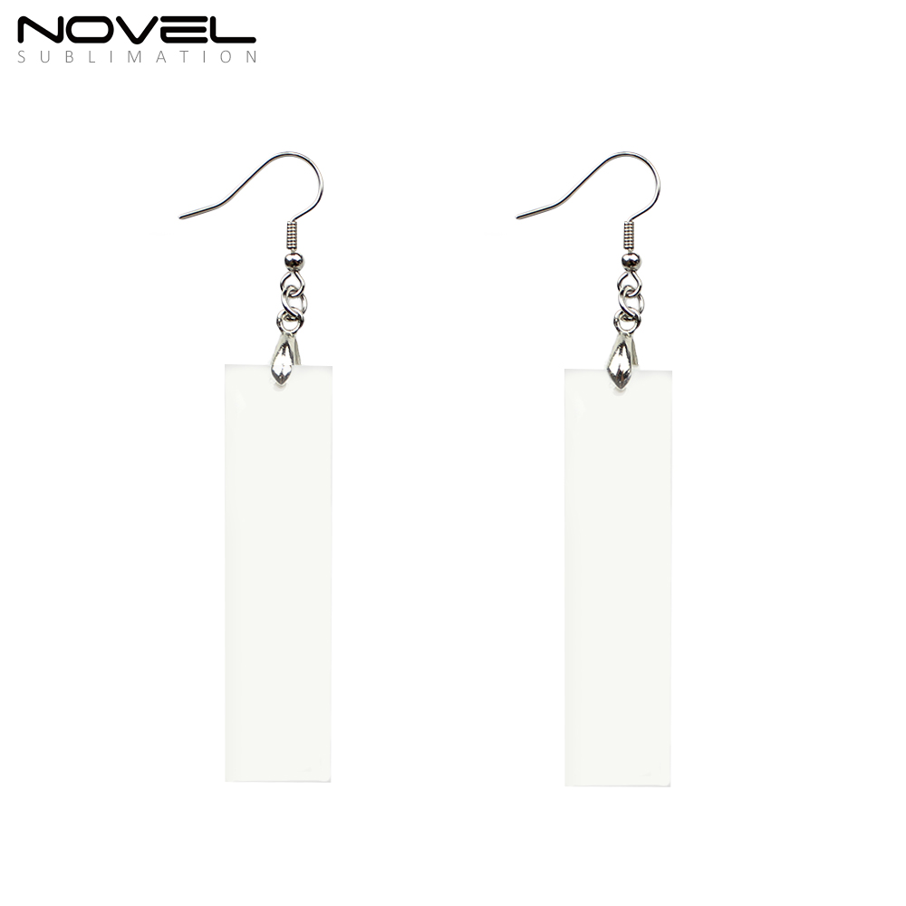 Sublimation Acrylic Earring Clear DIY Ear Rings Decoration jewelry