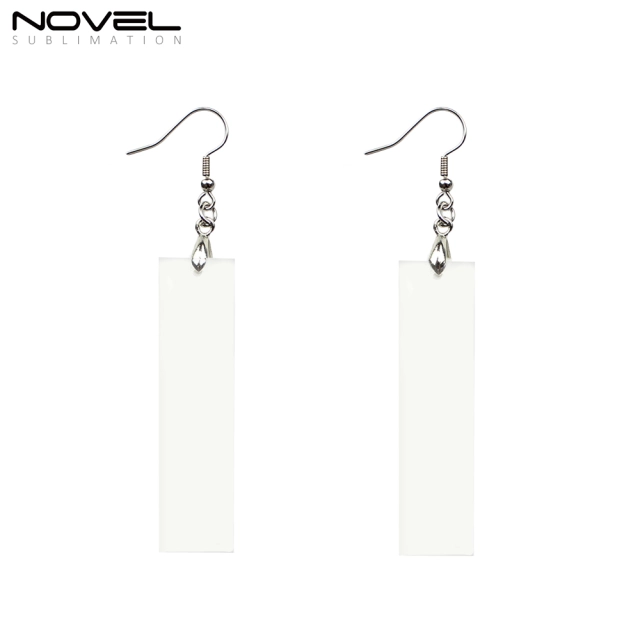 Sublimation Acrylic Earring Clear DIY Ear Rings Decoration