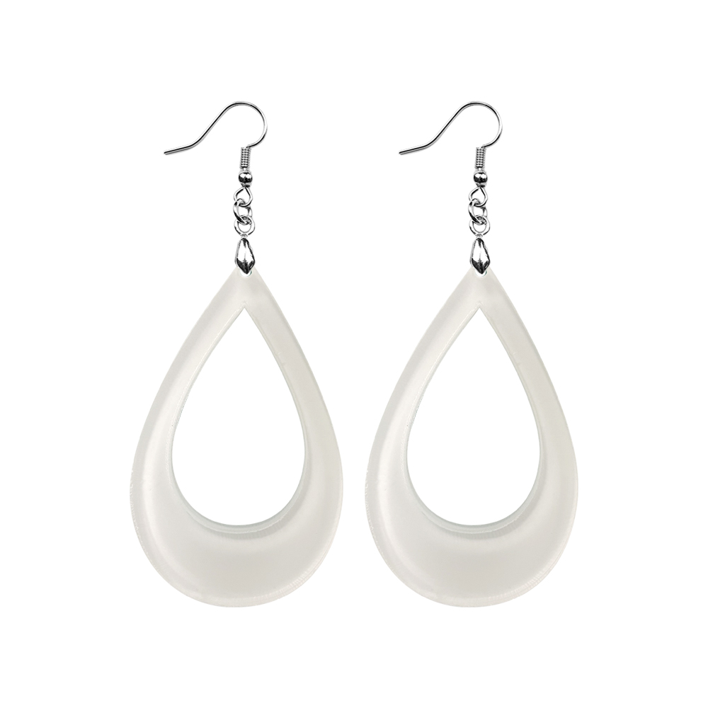 Sublimation Acrylic Earring Clear DIY Ear Rings Decoration jewelry