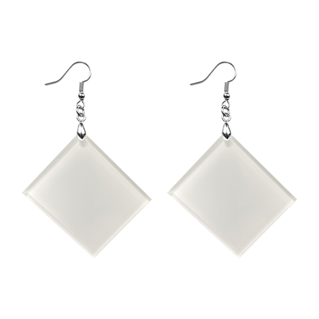 Sublimation Acrylic Earring Clear DIY Ear Rings Decoration