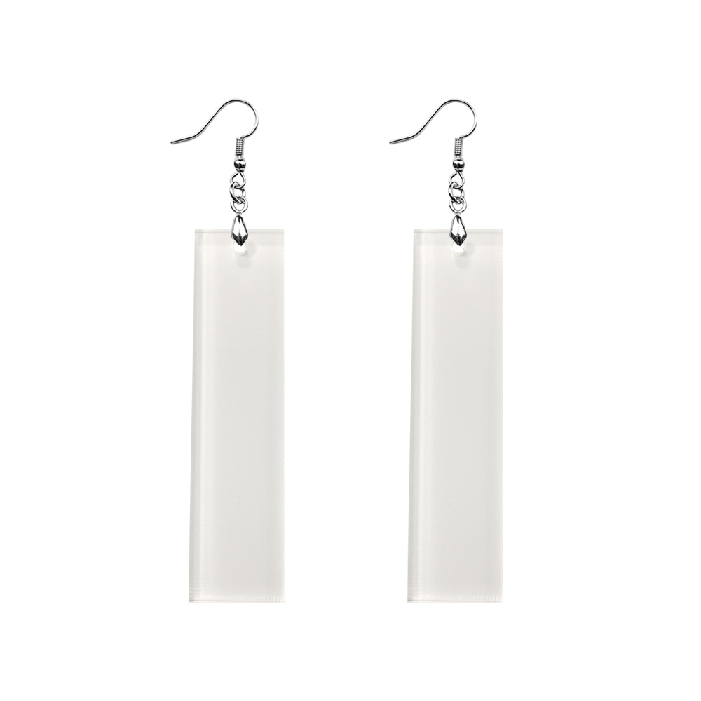 Sublimation Acrylic Earring Clear DIY Ear Rings Decoration jewelry