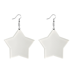 Sublimation Acrylic Earring Clear DIY Ear Rings Decoration