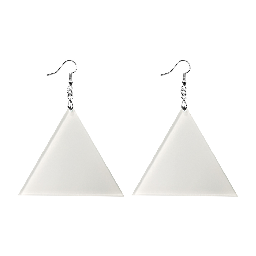 Sublimation Acrylic Earring Clear DIY Ear Rings Decoration jewelry