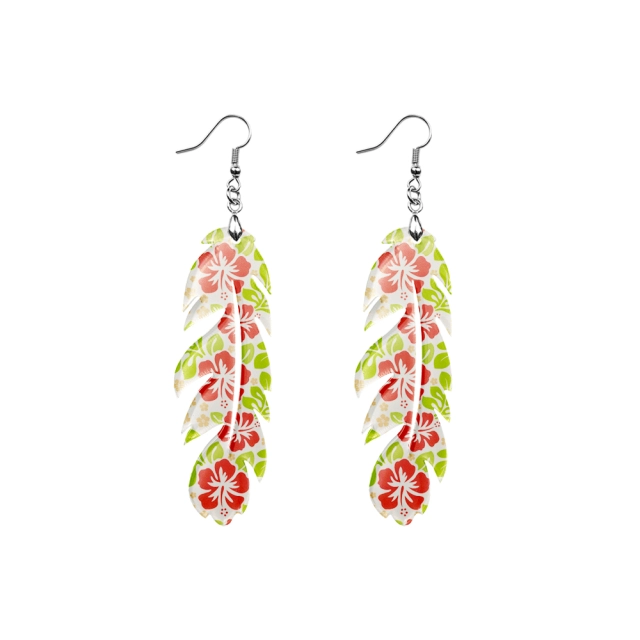 Sublimation Acrylic Earring Clear DIY Ear Rings Decoration