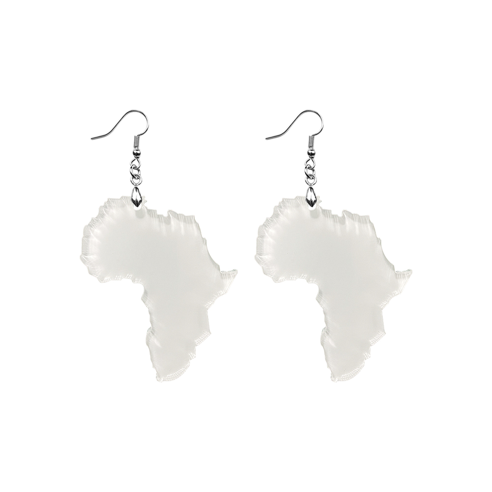 Sublimation Acrylic Earring Clear DIY Ear Rings Decoration jewelry