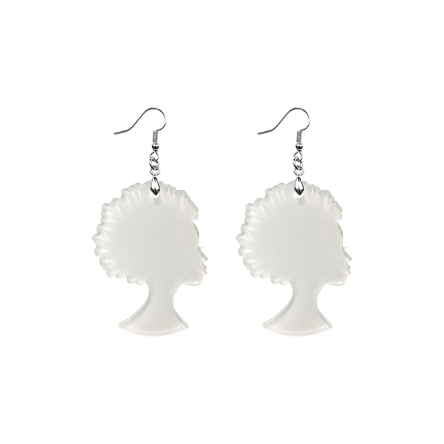 Sublimation Acrylic Earring Clear DIY Ear Rings Decoration