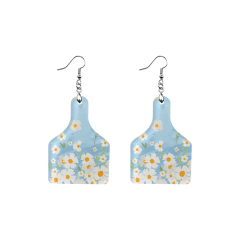 Sublimation Acrylic Earring Clear DIY Ear Rings Decoration