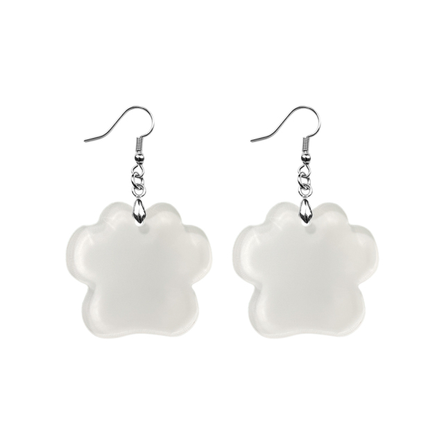 Sublimation Acrylic Earring Clear DIY Ear Rings Decoration