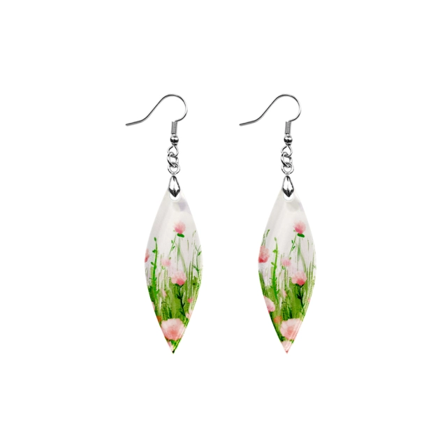 Sublimation Acrylic Earring Clear DIY Ear Rings Decoration