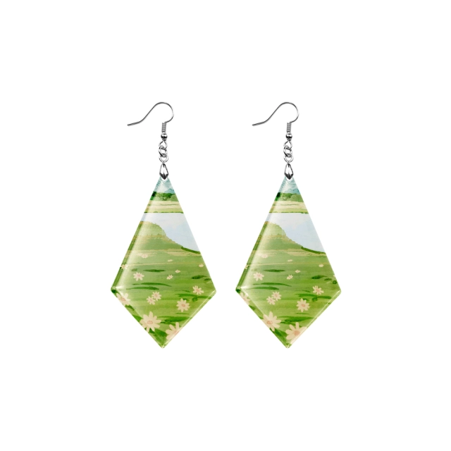 Sublimation Acrylic Earring Clear DIY Ear Rings Decoration