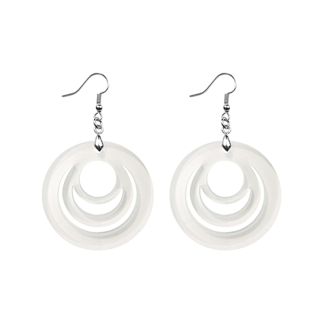 Sublimation Acrylic Earring Clear DIY Ear Rings Decoration