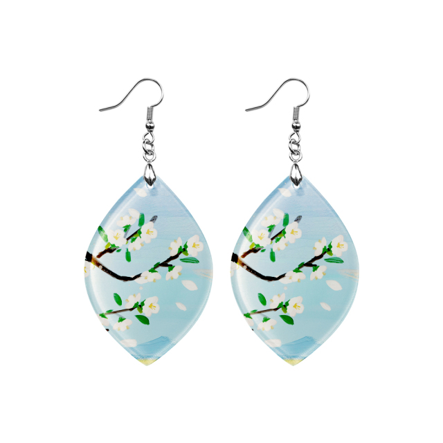 Sublimation Acrylic Earring Clear DIY Ear Rings Decoration